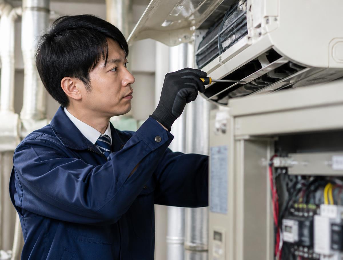機械メンテナンス・保安管理事業部の作業風景